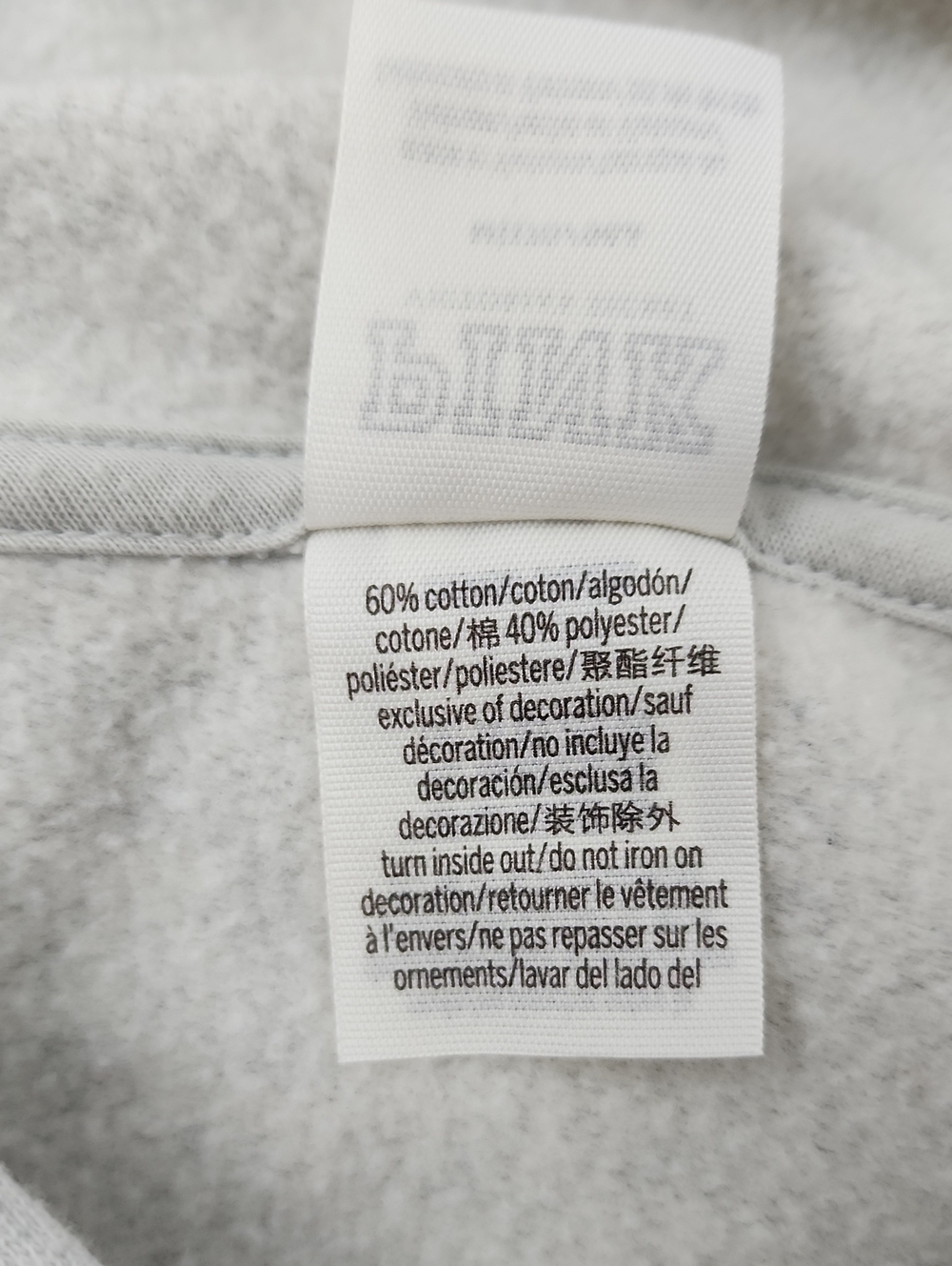 PINK Victoria's Secret Campus Pullover Hoodie Heathered Grey Size Medium - Picture 15 of 16